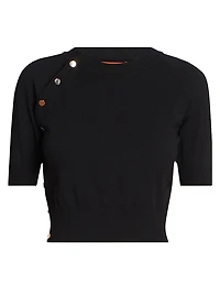 Mini Minimoto Knit Crop Sweater