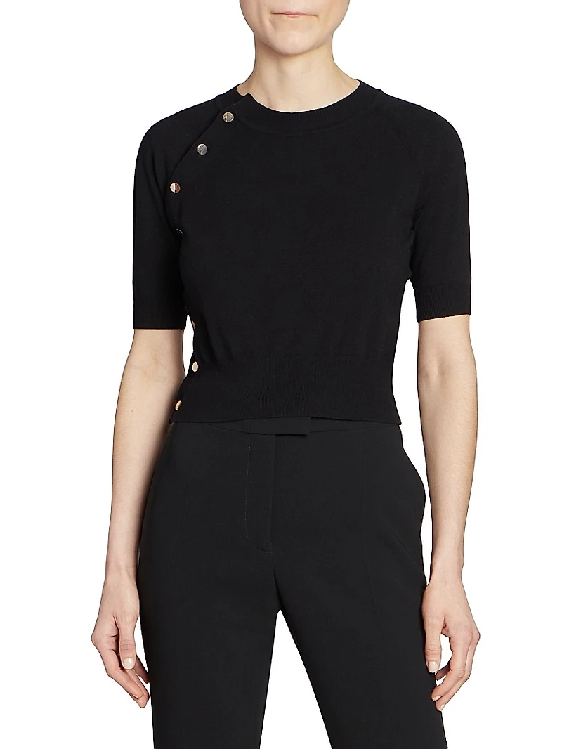 Mini Minimoto Knit Crop Sweater