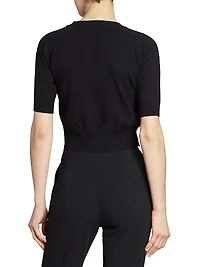 Mini Minimoto Knit Crop Sweater