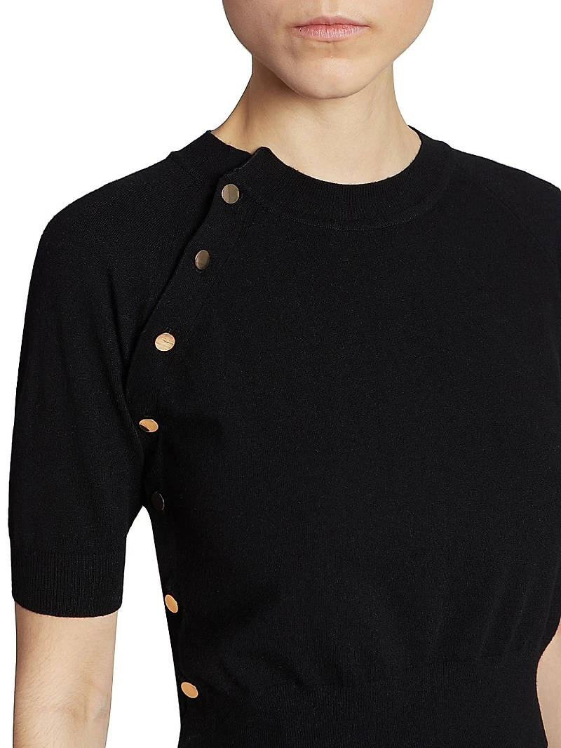 Mini Minimoto Knit Crop Sweater