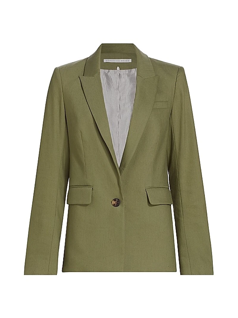 Sevi Linen-Blend Blazer