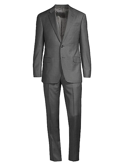 Small Scale Plaid Suit