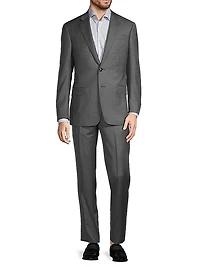 Small Scale Plaid Suit