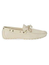 Lp Dots Roadster Walk Suede Loafers