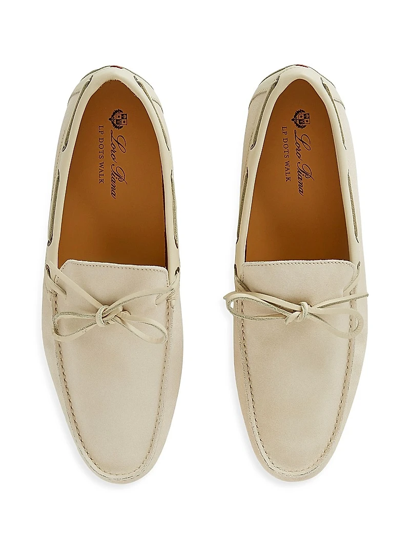 Lp Dots Roadster Walk Suede Loafers