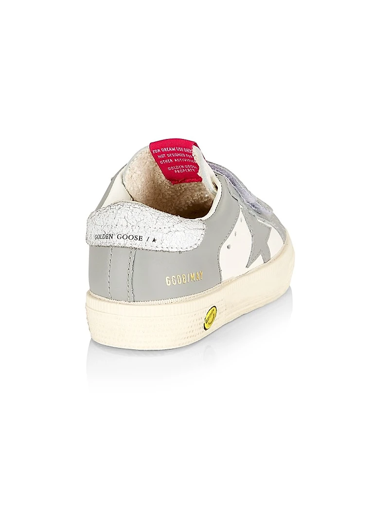 Baby's, Little Kid's & May School Leather Star Sneakers