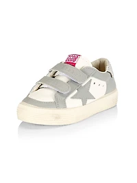 Baby's, Little Kid's & May School Leather Star Sneakers