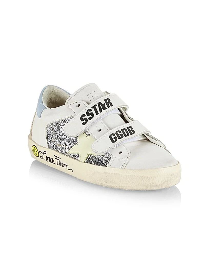 Baby Girl's, Little Girl's & Girl's Old School Glitter Sneakers