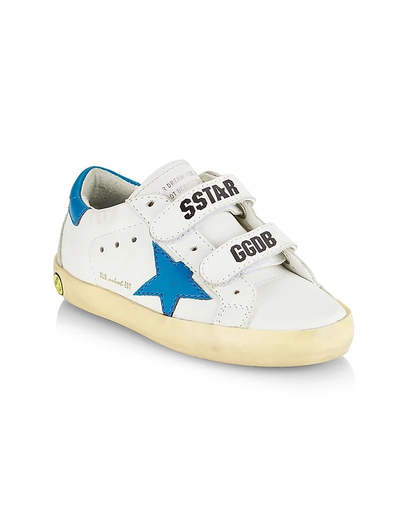 Baby's, Little Kid's & Old School Leather Sneakers