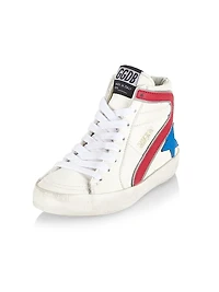 Baby's, Little Kid's & Star Leather Quarter And Wave High-Top Sneakers