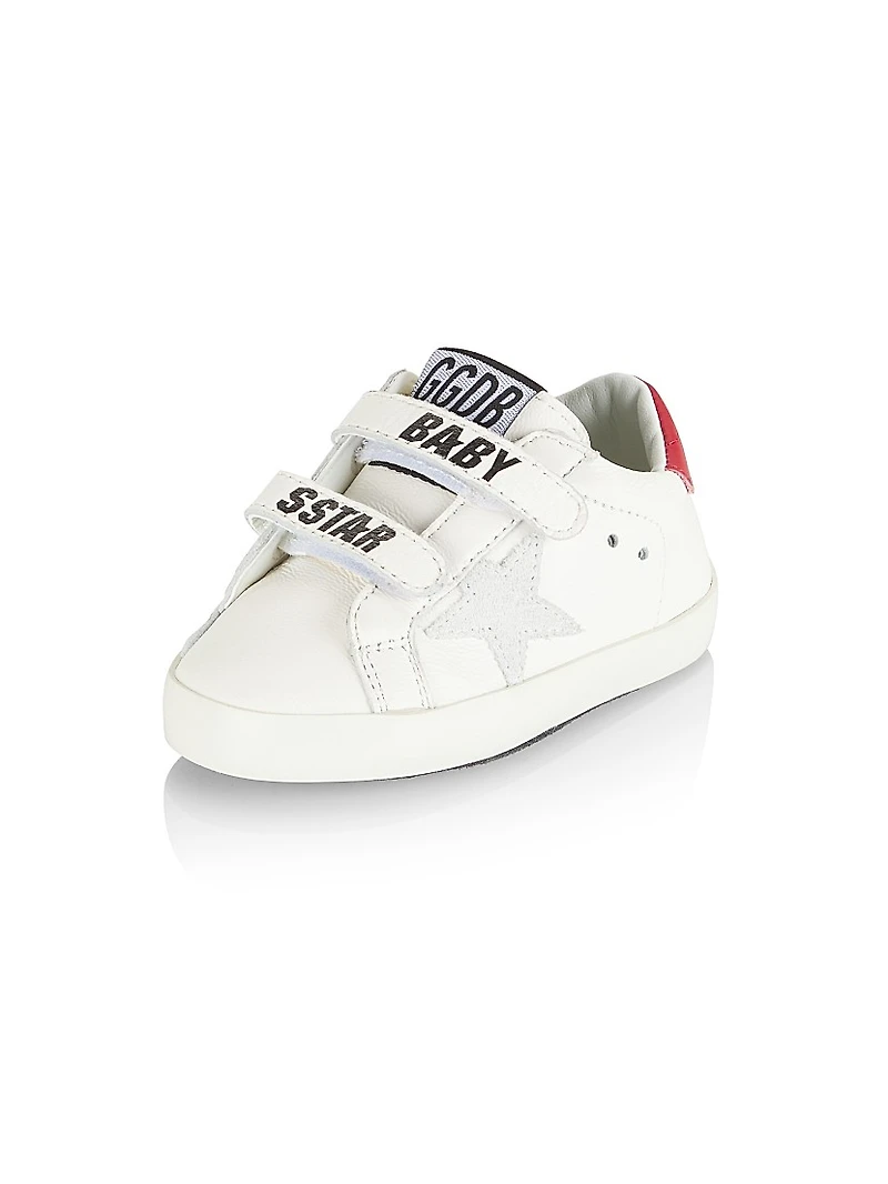Baby Girl's School Suede Star Sneakers