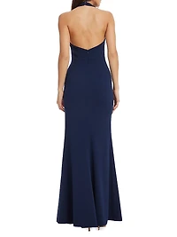 Paige Halterneck Mermaid Gown
