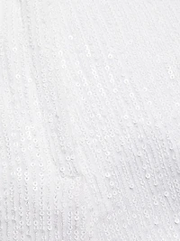 Water Sequin Straight-Leg Pants