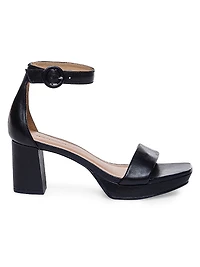Carla Leather Platform Sandals