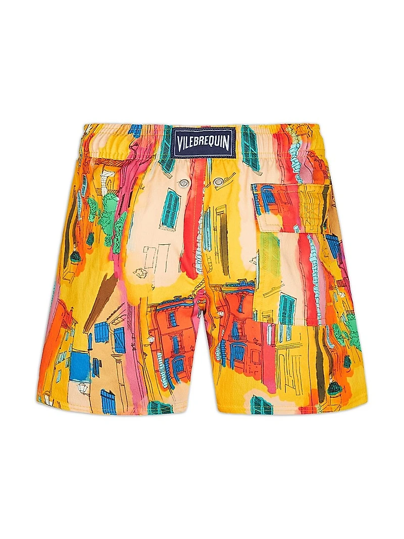 Little Boy's & Sunny Swim Trunks
