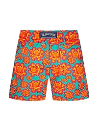 Little Boy's & Poulpes Neoprene Swim Trunks