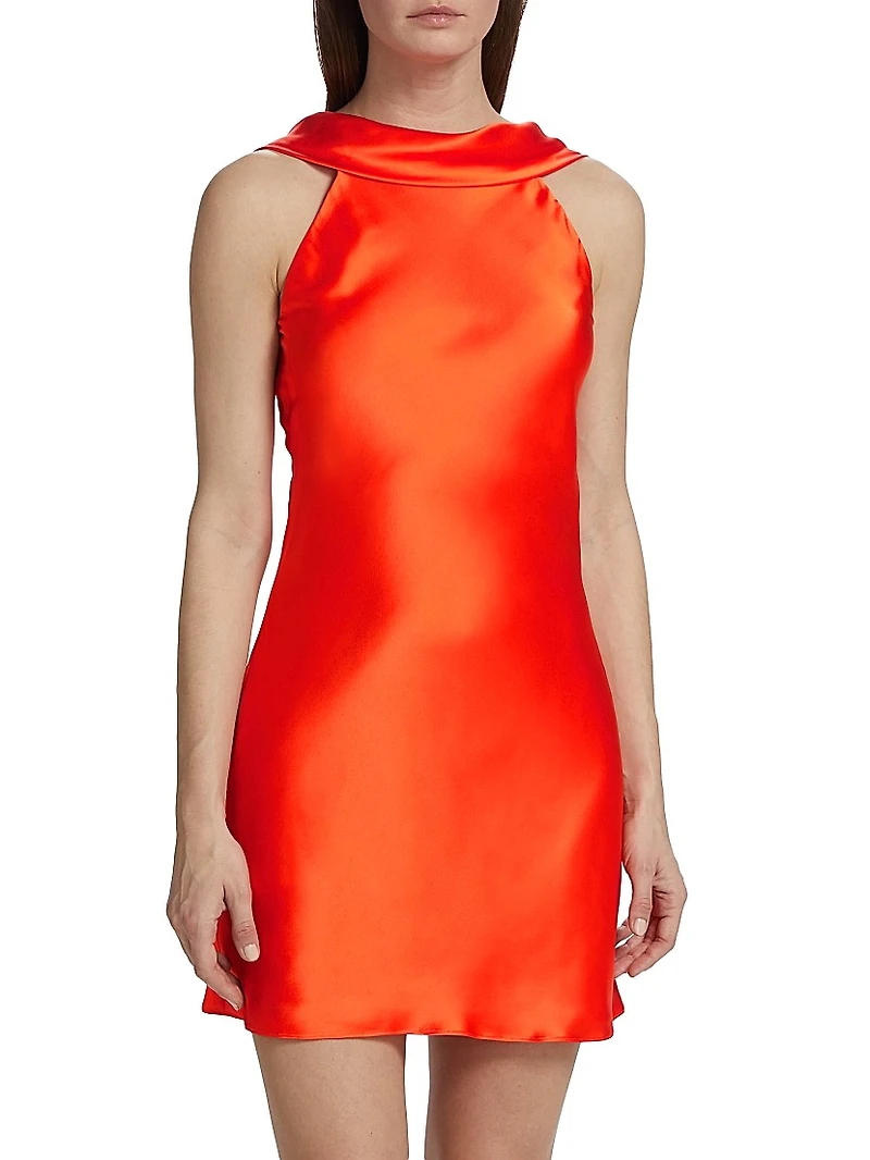 Angelonia Silk Cocktail Dress