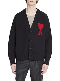 Monogram Wool Cardigan