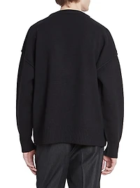 Monogram Wool Cardigan