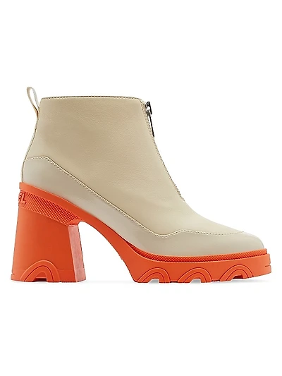 Brexa Block-Heel Zip Booties
