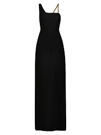 Chain Strap Sheath Maxi Dress