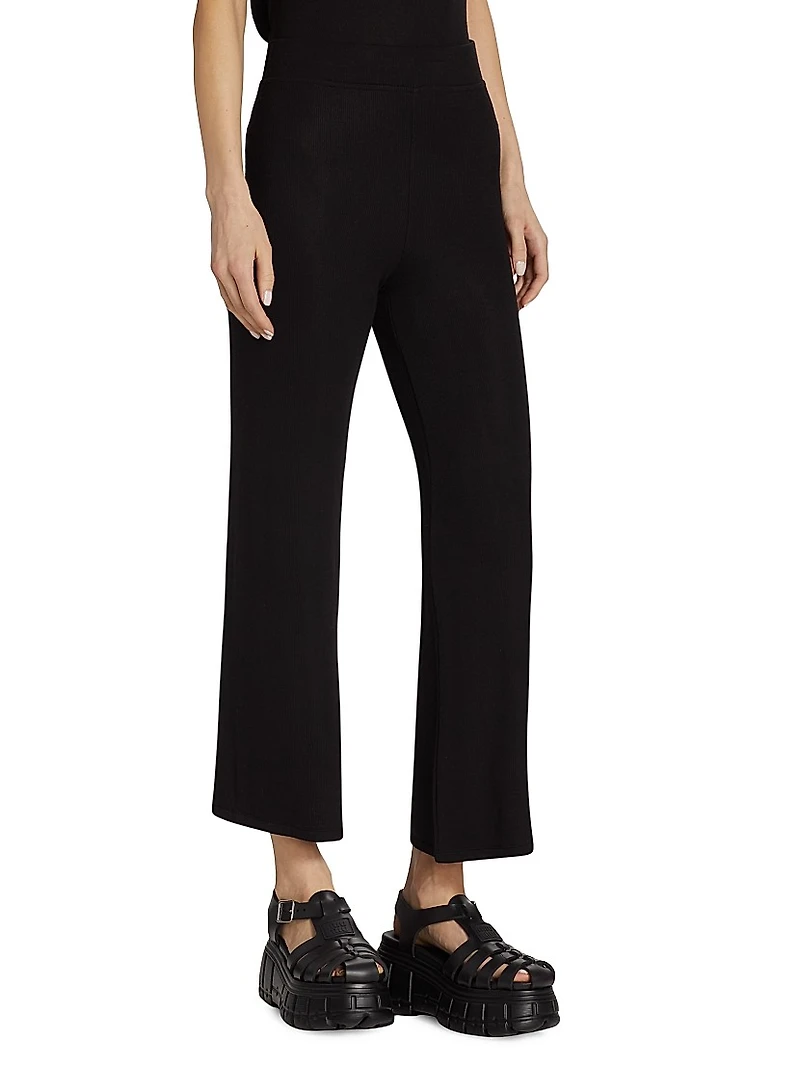 Cropped Flare Pants