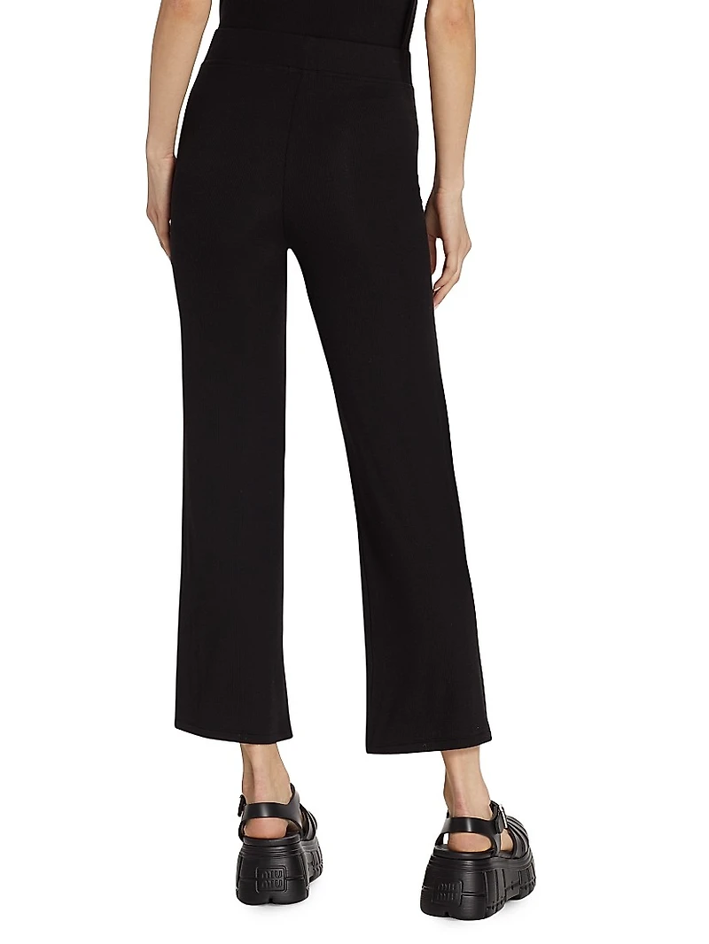 Cropped Flare Pants