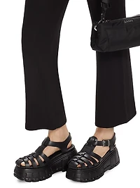 Cropped Flare Pants