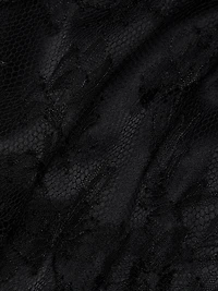 Samira High-Neck Lace Top