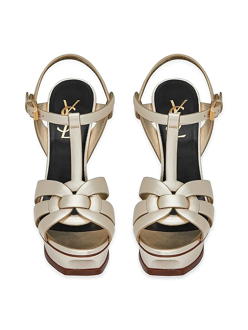 Tribute Sandals Metallic Leather