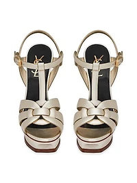 Tribute Sandals Metallic Leather