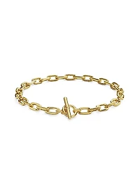 DY Madison Toggle Chain Necklace in 18K Yellow Gold