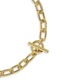 DY Madison Toggle Chain Necklace in 18K Yellow Gold