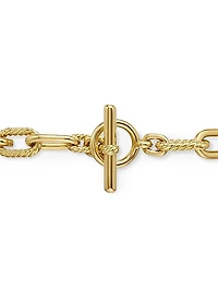 DY Madison Toggle Chain Necklace in 18K Yellow Gold