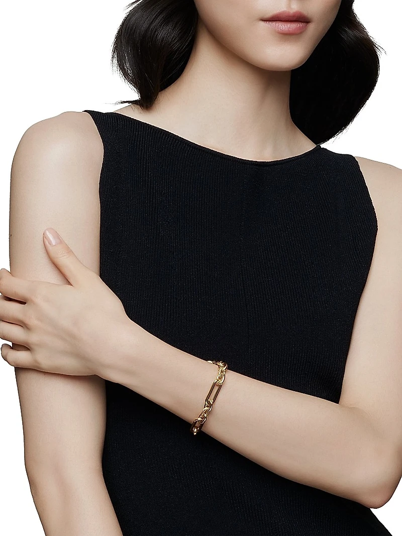 Lexington Chain Bracelet in 18K Yellow Gold, 9.8mm