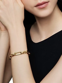 Lexington Chain Bracelet in 18K Yellow Gold, 9.8mm