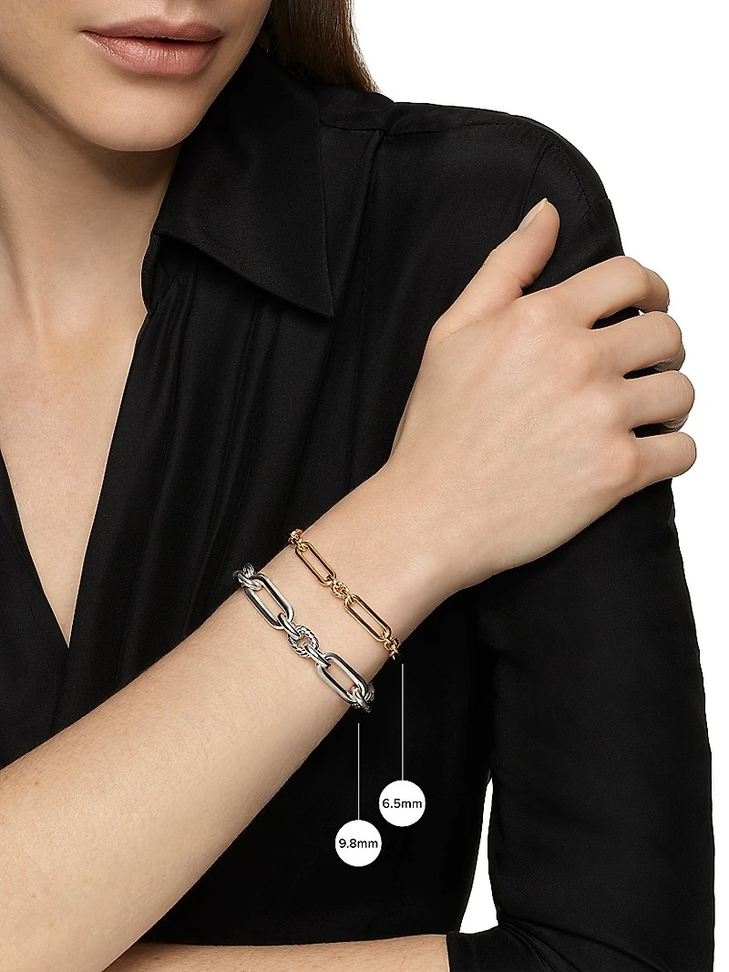 Lexington Chain Bracelet in 18K Yellow Gold, 9.8mm