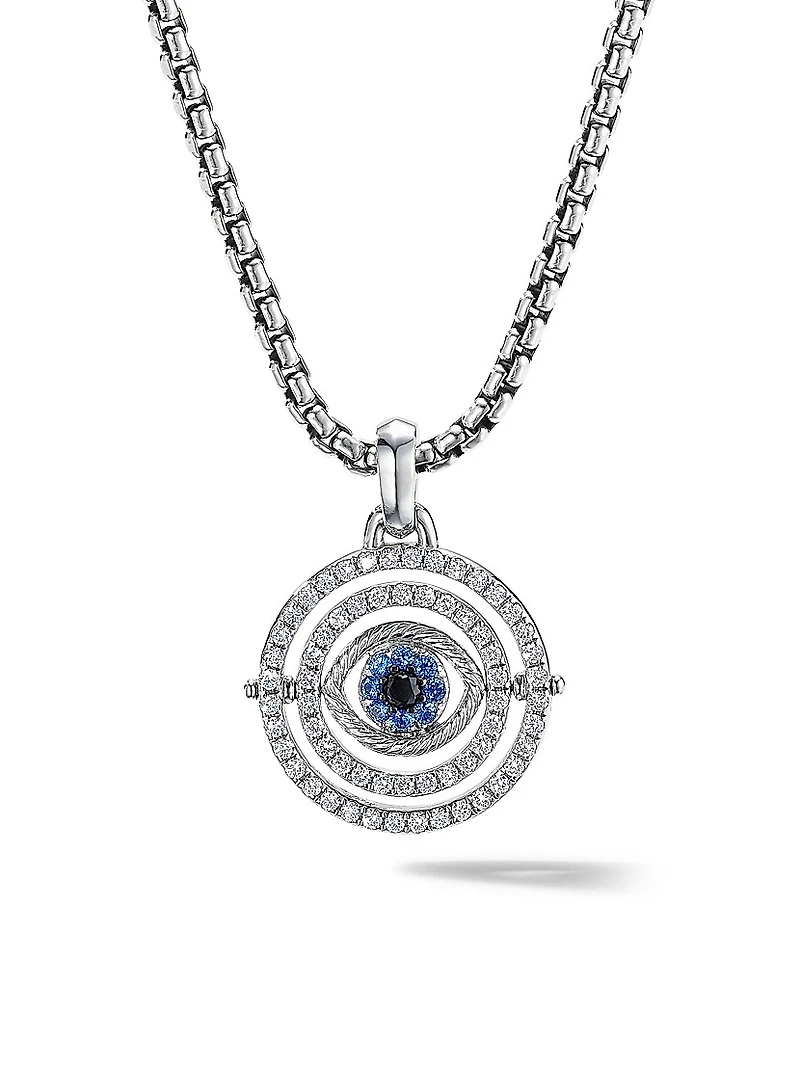 Evil Eye Mobile Amulet with Diamonds