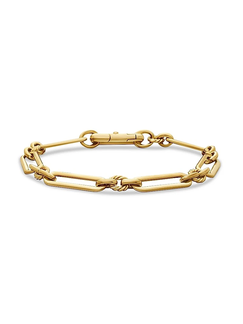 Lexington Chain Bracelet in 18K Yellow Gold, 6.5MM