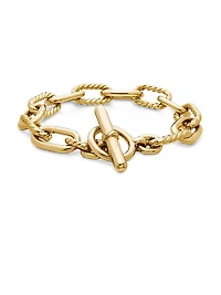 DY Madison Toggle Chain Bracelet 18K Yellow Gold, 11mm