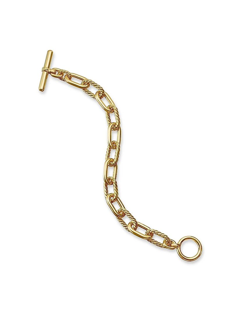 DY Madison Toggle Chain Bracelet 18K Yellow Gold, 11mm