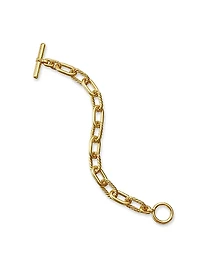 DY Madison Toggle Chain Bracelet 18K Yellow Gold, 11mm