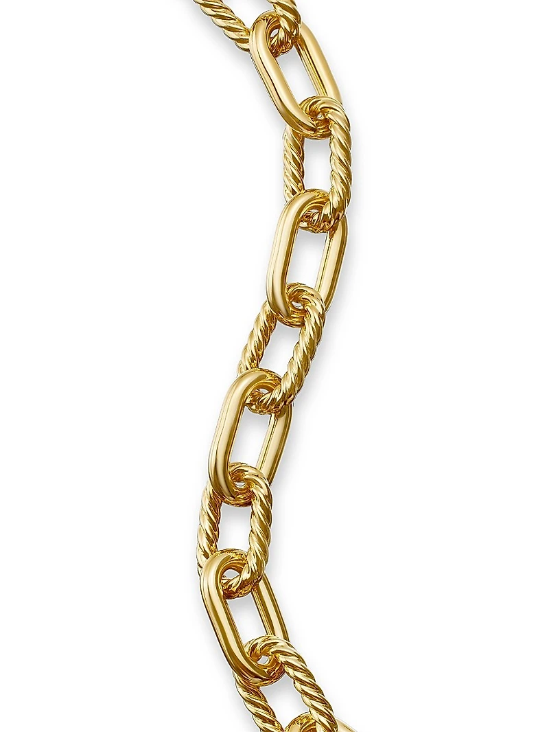 DY Madison Toggle Chain Bracelet 18K Yellow Gold, 11mm