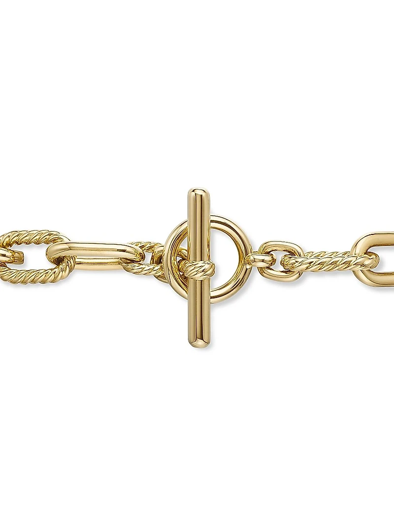 DY Madison Toggle Chain Bracelet 18K Yellow Gold, 11mm