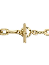 DY Madison Toggle Chain Bracelet 18K Yellow Gold, 11mm