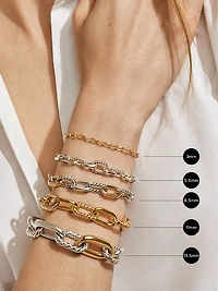 DY Madison Toggle Chain Bracelet 18K Yellow Gold, 11mm