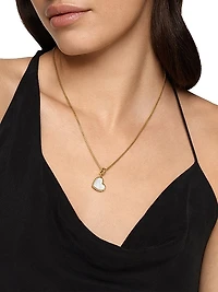 DY Elements Heart Amulet in 18K Yellow Gold