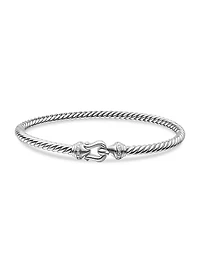Cable Collectibles 18K White Gold & Diamond Bracelet
