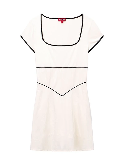 STAUD COURT Backspin Jersey Minidress