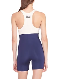 STAUD COURT Bounce Two-Tone Short Unitard